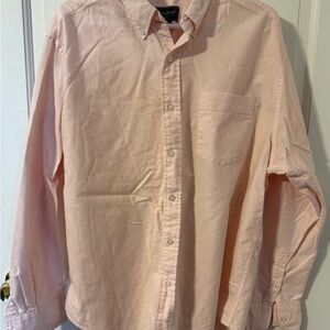 Eddie Bauer Light Pink Casual Button-Down Shirt